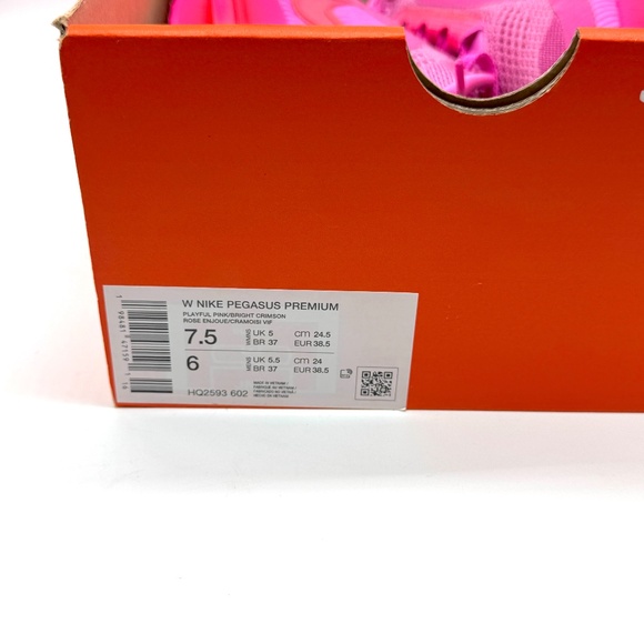 Nike Womens Pegasus Premium Playful Pink Shoes Sz 7.5 New Running HQ2593-602 - Picture 10 of 11